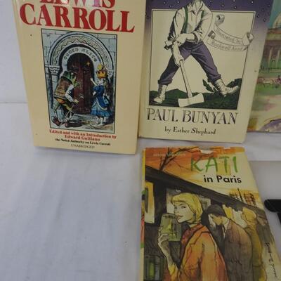 8 Fiction Books, Complete Works of Lewis Carroll, Paul Bunyan, Fairy Tales