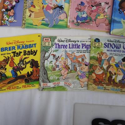 18 Kids Books, Disney, The Little Mermaid, Golden Books, Toy Story