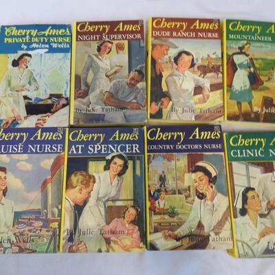 Set of 21 Cherry Ames Nurse Books, Good Condition, Vintage