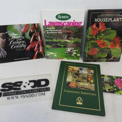 5 Non-Fiction Books on Gardening and Flowers, lawnscaping, houseplants