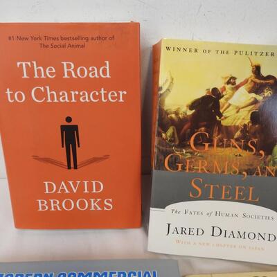7 Non-Fiction Books, Modern Commercial Aircraft, Drugs, Guns, Germs, and Steel