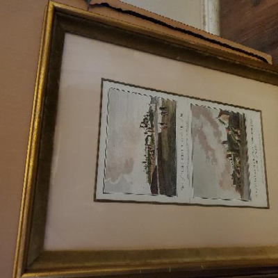 pair of late 18th Century framed engravings by Alex Hogg