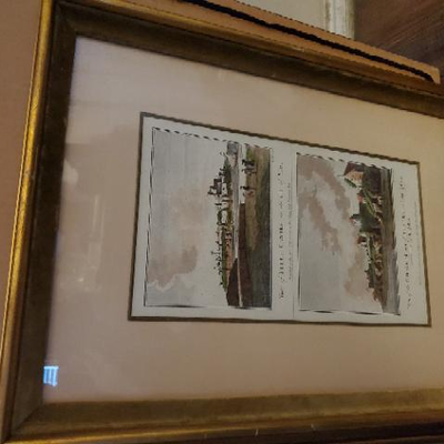 pair of late 18th Century framed engravings by Alex Hogg