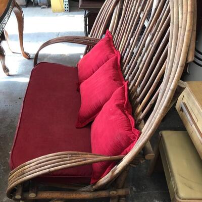 Large (3) Seater Patio Wicker Chair