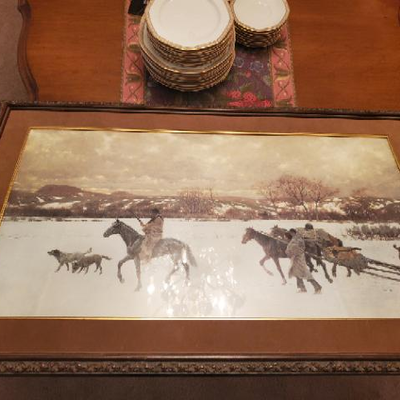 Nomads by Henry Farny - Native American Western print