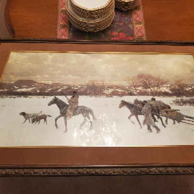 Nomads by Henry Farny - Native American Western print