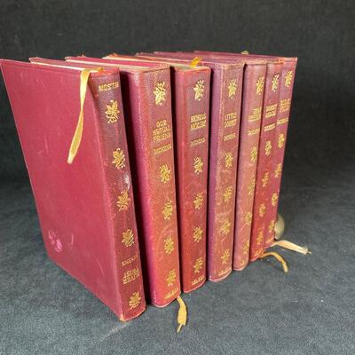 Lot 40. Antique Leather-bound Classic Books
