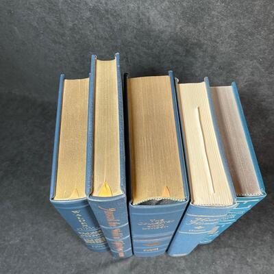 Lot 41. Leather-bound Classic Books - Blue Collection