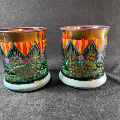 Lot 60. Pair of MacKenzie Childs Glasses