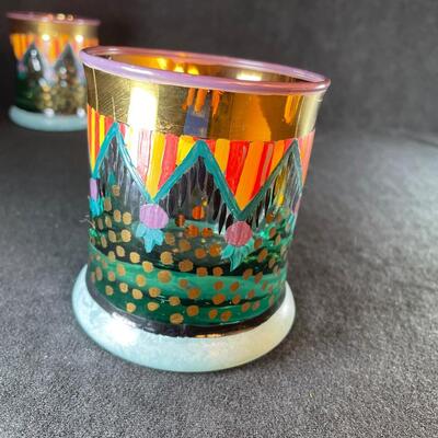 Lot 60. Pair of MacKenzie Childs Glasses