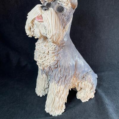 Lot 62. Ceramic Dog by Kathy Wise