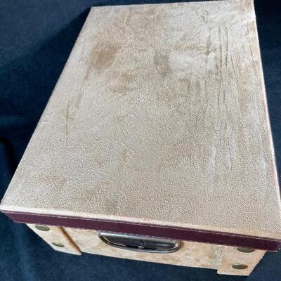 Lot 67. Faux Suede Storage Box