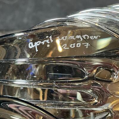 Lot 70. April Wagner Glass Sculpture