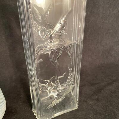 Lot 72. Kosta Boda Glass and a Glass Vase