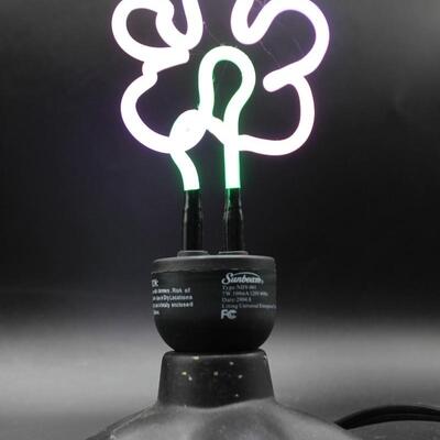 Colorful Neon Flower Desk Table Light