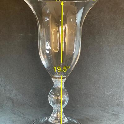 Lot 75. Tall Glass Vase