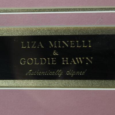 COA Certified Signed Autograph Photo of Goldie Hawn & Liza Minnelli