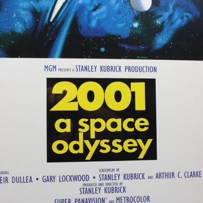 Vintage Rare 2001 A Space Odyssey Collector Movie Poster Insert Framed