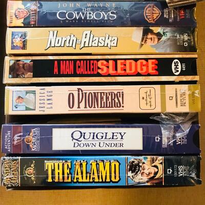 Lot of VHS Western Movies