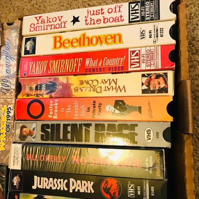 Large Lot of VHS movies