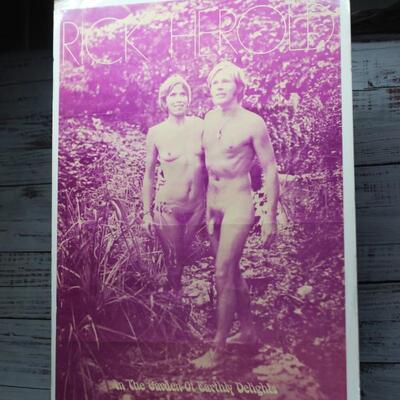 Vintage Rick Herold In the Garden of Earthly Delights Molly Barnes Gallery Los Angeles Promo Poster