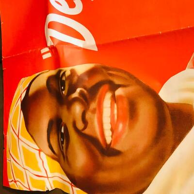Aunt Jemima Two Sided Paper sign