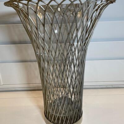 Lot 86. Tall Glass Vase