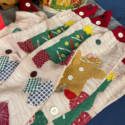 Gift Boxes and Christmas Stockings 