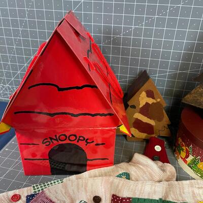 Gift Boxes and Christmas Stockings 