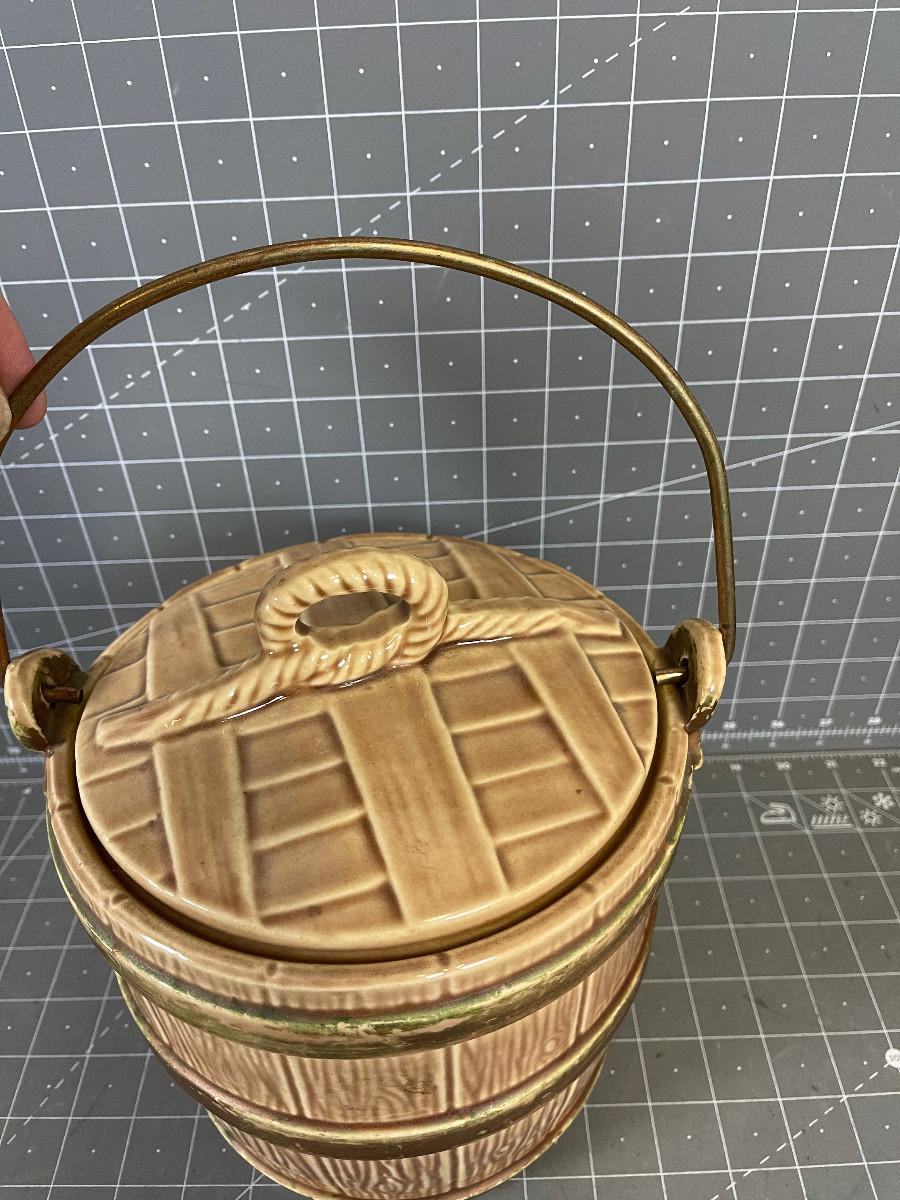 COLLECTOR Cookie Jar McCoy Bucket Cookie Jar