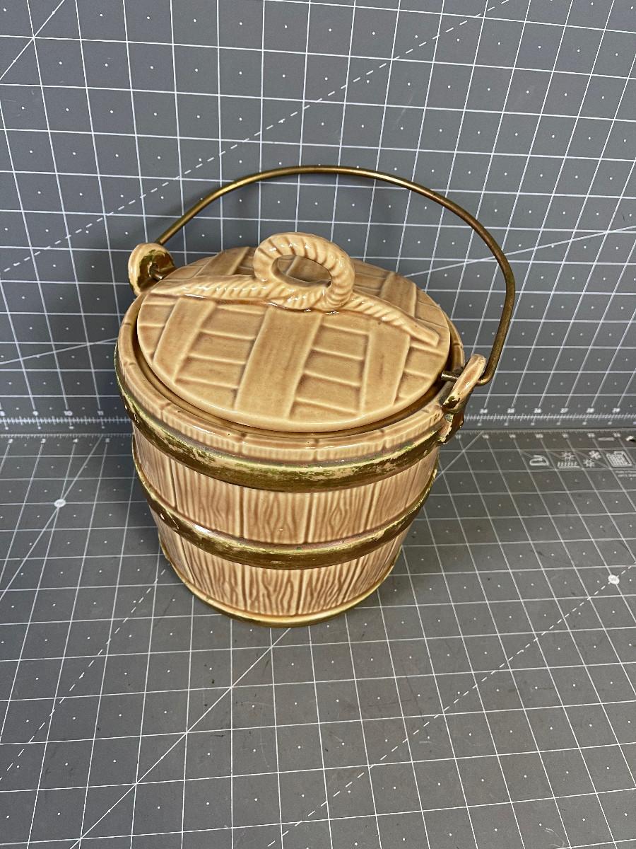 COLLECTOR Cookie Jar McCoy Bucket Cookie Jar