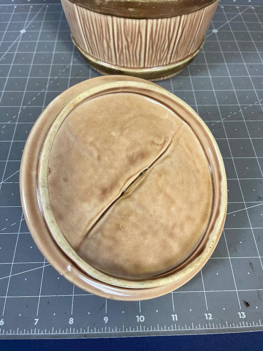 COLLECTOR Cookie Jar McCoy Bucket Cookie Jar