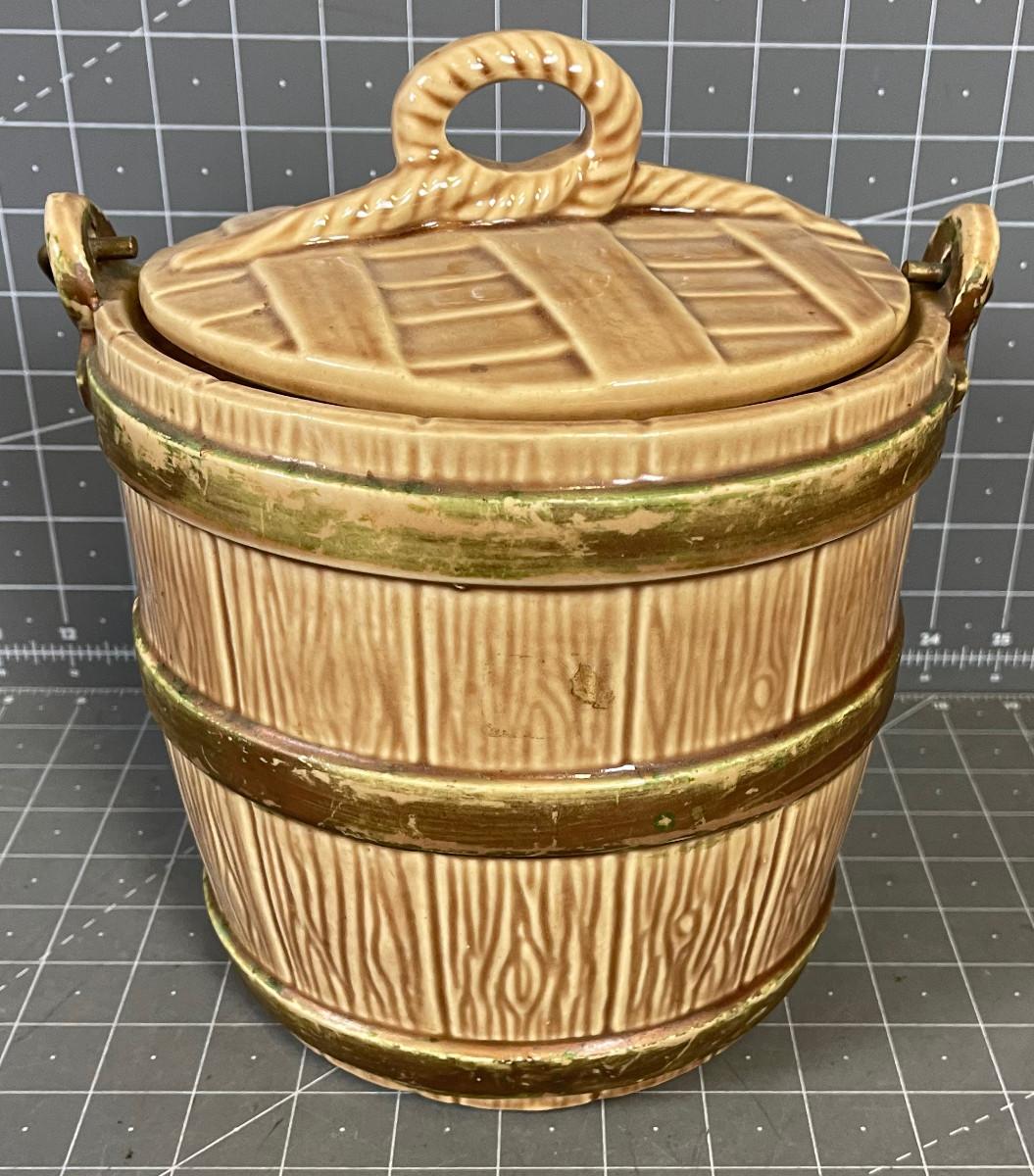 COLLECTOR Cookie Jar McCoy Bucket Cookie Jar