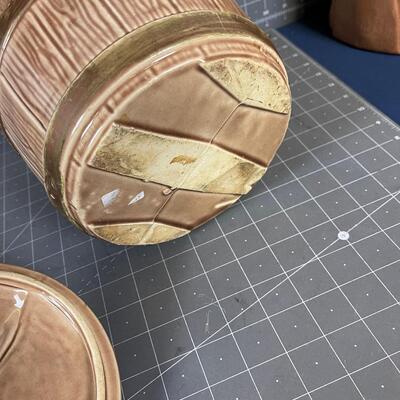 COLLECTOR Cookie Jar - McCoy Bucket Cookie Jar