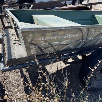 12' Flat Bottom Boat w/Trailer Duck Boat Flight Control 