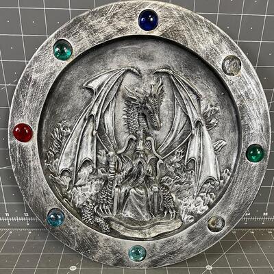 Dragon and Wizard Plate 