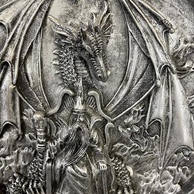 Dragon and Wizard Plate 