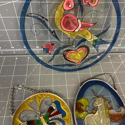 Stain Glass Window Hangings Sun Catchers