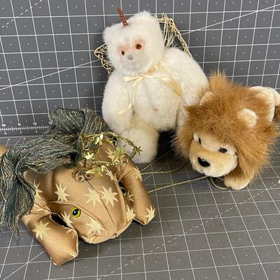 Stuffed Animal:  Abominable Snowman Angel. 