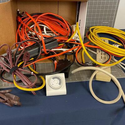 Plug Bars, Extension Cords and Timer 