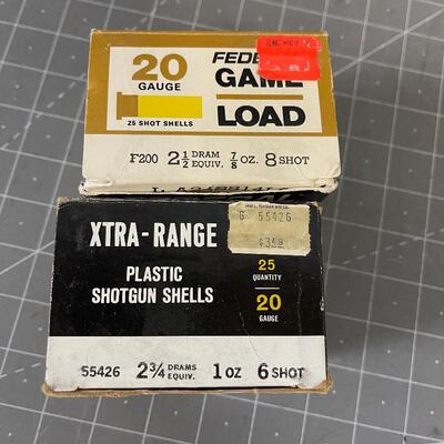 2 Boxes of 20 Gauge Ammo 