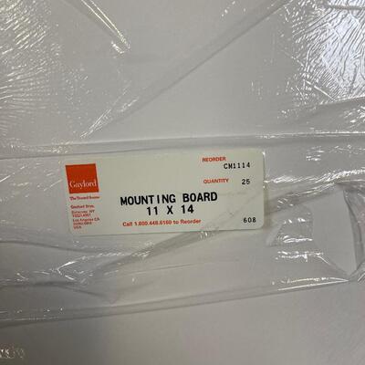 Mounting Board 11 x 14 and a few 14 x 20 