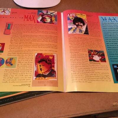 SUPER BOWL XXVIII Collection with PETER MAX.