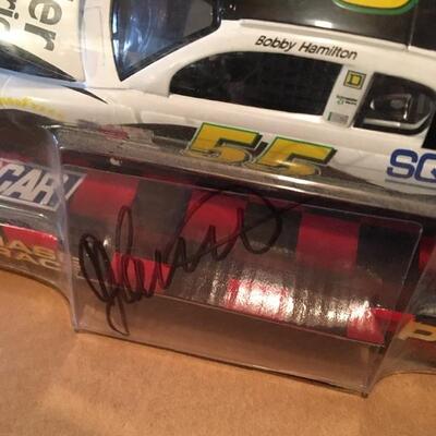 2002 Signed NASCAR Promo Car with Schneider Electric.