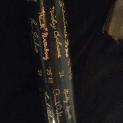 Limited Edition MVP Signed 2 lb Bat with Box.