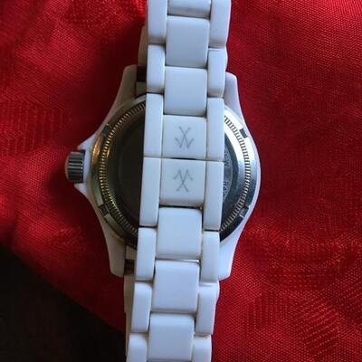 TOY Designer Ceramic White Watch