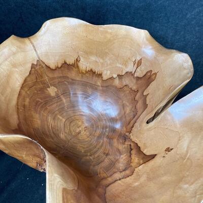 Lot 91. Wood Bowl Art Piece