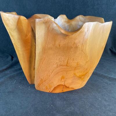 Lot 91. Wood Bowl Art Piece