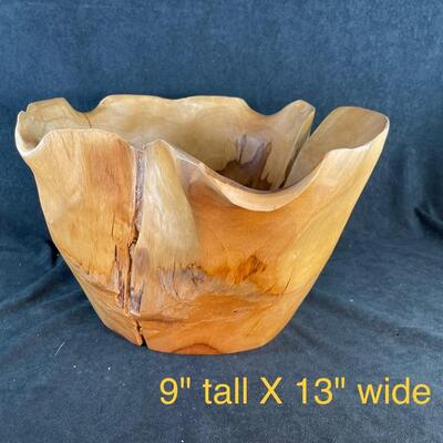 Lot 91. Wood Bowl Art Piece