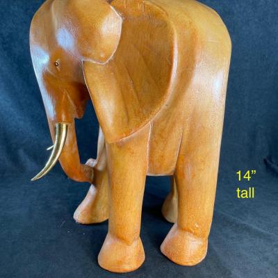 Lot 92. Large Ceramic Elephant